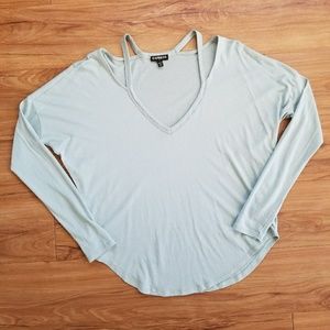 Express Shoulder Cutout Top